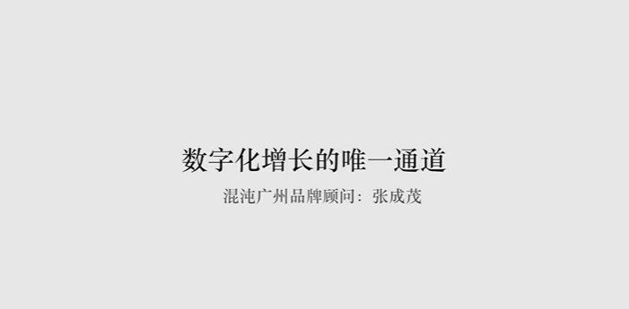 李成茂数字化增长的唯一通道-渡漳网
