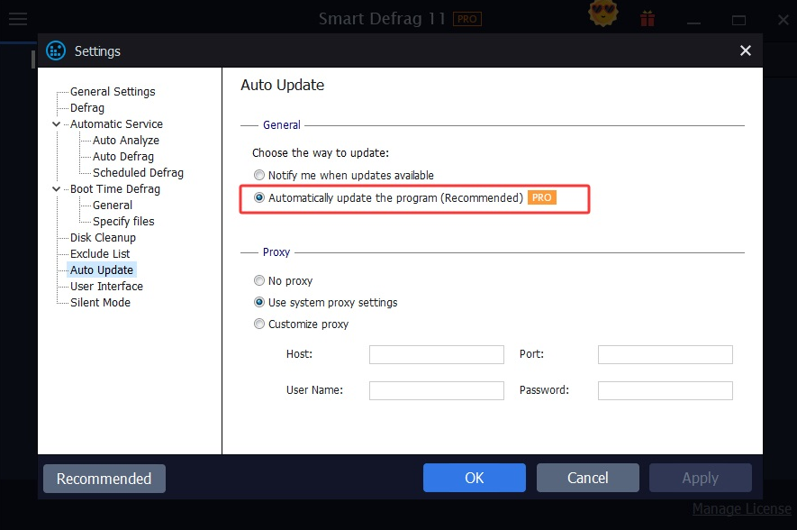 IObit Smart Defrag自动更新