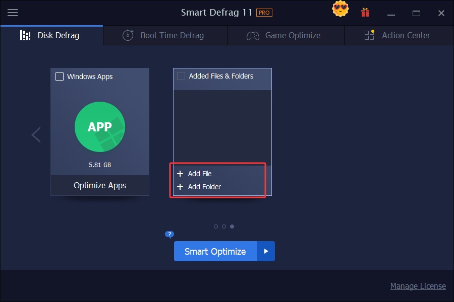 IObit Smart Defrag磁盘碎片整理