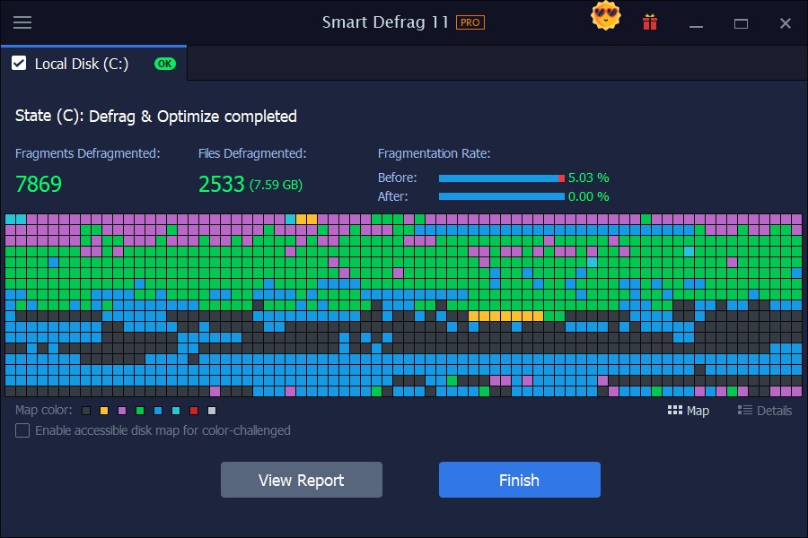 IObit Smart Defrag磁盘碎片整理