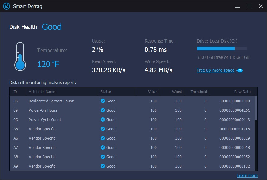 IObit Smart Defrag磁盘碎片整理