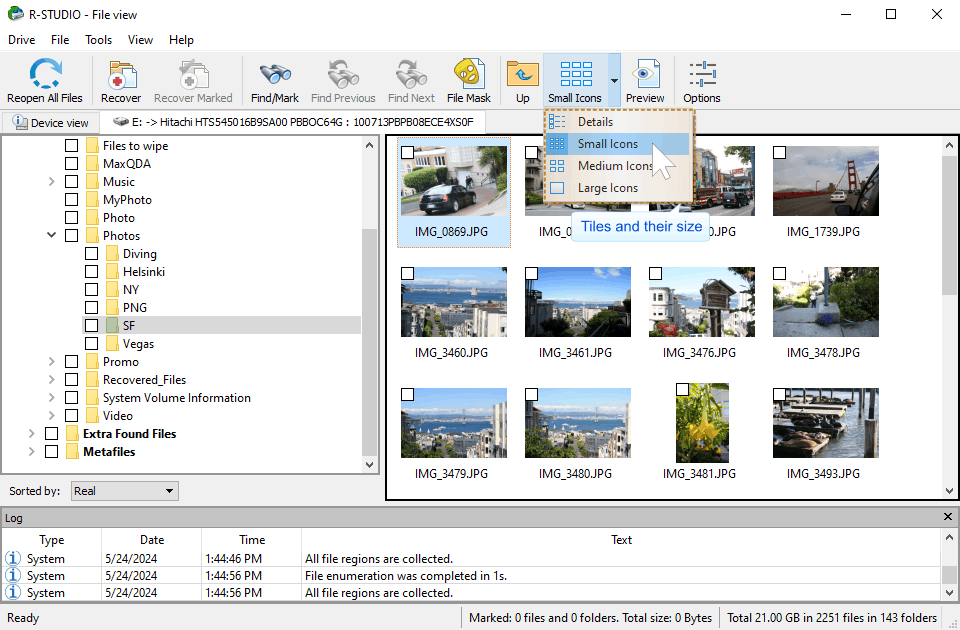 R-Studio预览文件