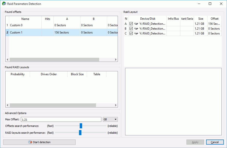R-Studio查找 RAID 参数