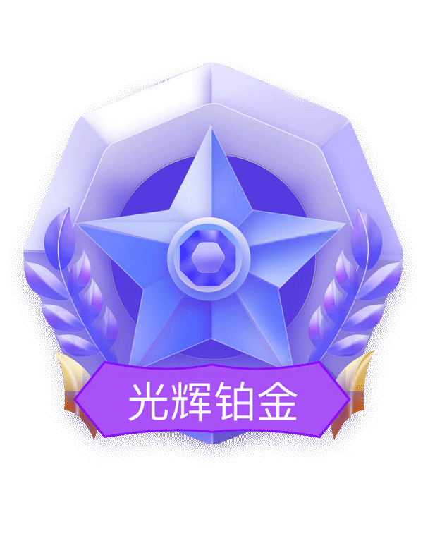 徽章-光辉铂金-渡漳网