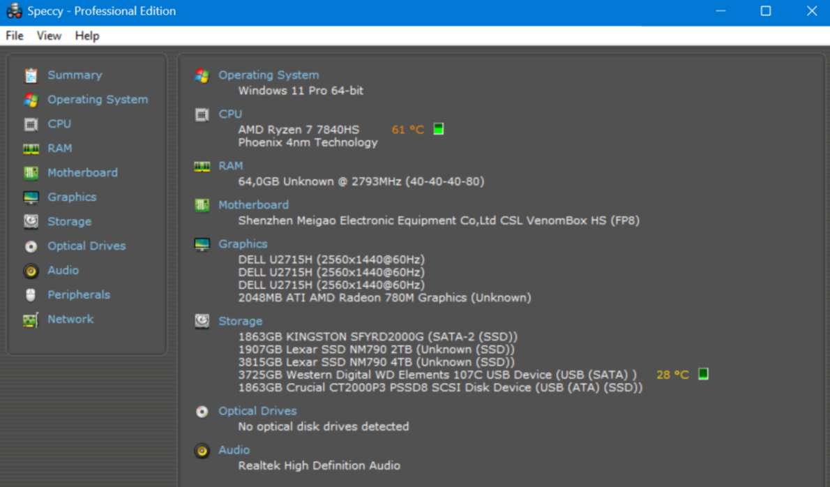 CCleaner Speccy