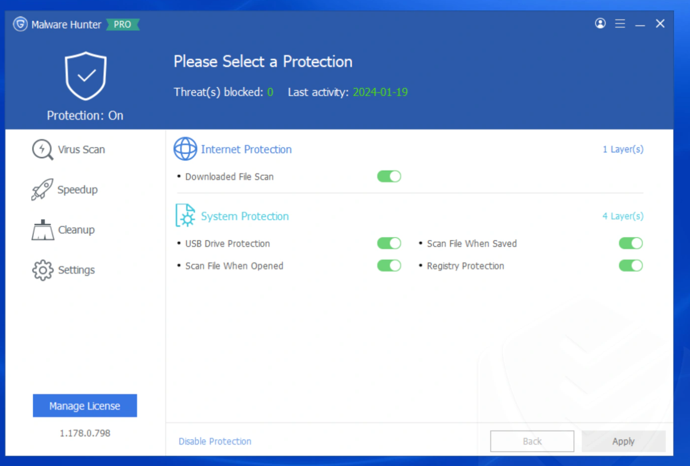 Glary Malware Hunter