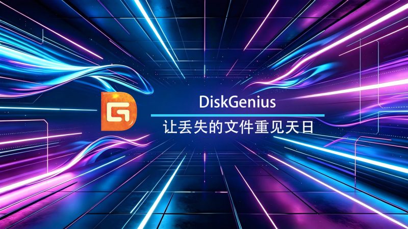 DiskGenius Windows专业版-渡漳网