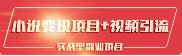 黄岛主小说变现副业项目:老项目新玩法,视频被动引流躺赚模式-渡漳网