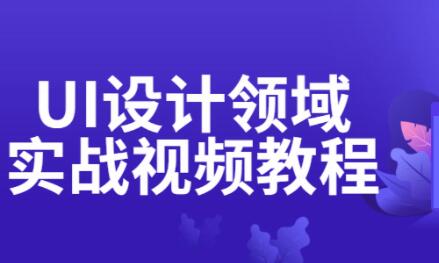 UI设计教程《UI设计领域实战》视频教程-渡漳网