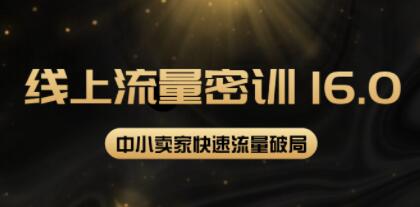 秋秋《线上流量密训16.0》暴力引流10W+中小卖家流量破局技巧 等等-渡漳网