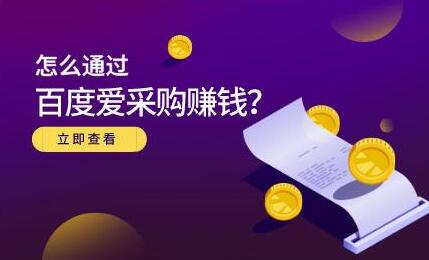 大王《怎么通过百度爱采购赚钱》主要讲是赚钱思维-渡漳网