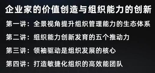 《企业家的价值创造与组织能力的创新》如何打造一支高效能团队?-渡漳网