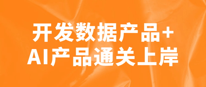 开发数据产品+AI产品通关上岸-渡漳网