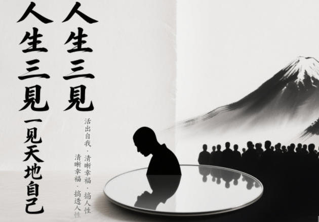 人生三见一见天地见众生见自己,活出自我拥有清晰幸福人生,搞透人性-渡漳网