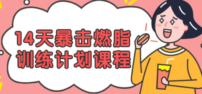 刘壮《14天暴击燃脂训练计划》减肥塑形方法-渡漳网