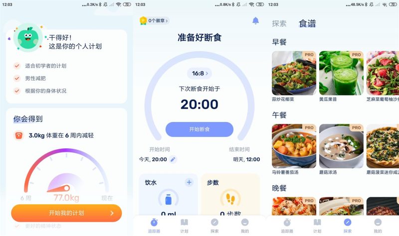 安卓GoFasting v1.03.49.1108高级版-渡漳网