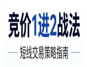 竞价1进2战法，1进2执行策略-渡漳网