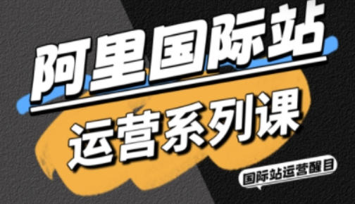 阿里国际站运营系列课,涵盖精准引流、直通车与全站推实战SOP-渡漳网