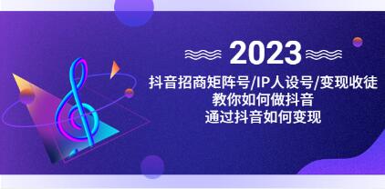 《抖音/招商/矩阵号+IP人设/号+变现/收徒》教你如何做抖音,通过抖音赚钱-渡漳网