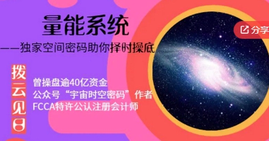 拨云见日-量能系统，独家空间密码助你择时抄底-渡漳网