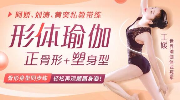 王媛瑜伽教程《形体瑜伽》视频教程，正骨形+塑身型，轻松再现靓丽身姿！-渡漳网
