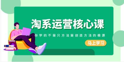 《淘系运营核心课》你学的不是只方法是创造方法的根源-渡漳网