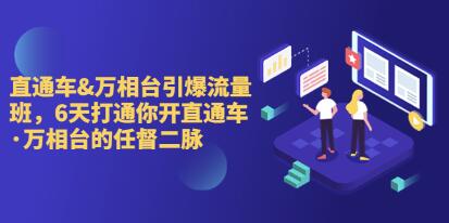 《直通车+万相台引爆流量班》6天打通你开直通车・万相台的任督二脉-渡漳网