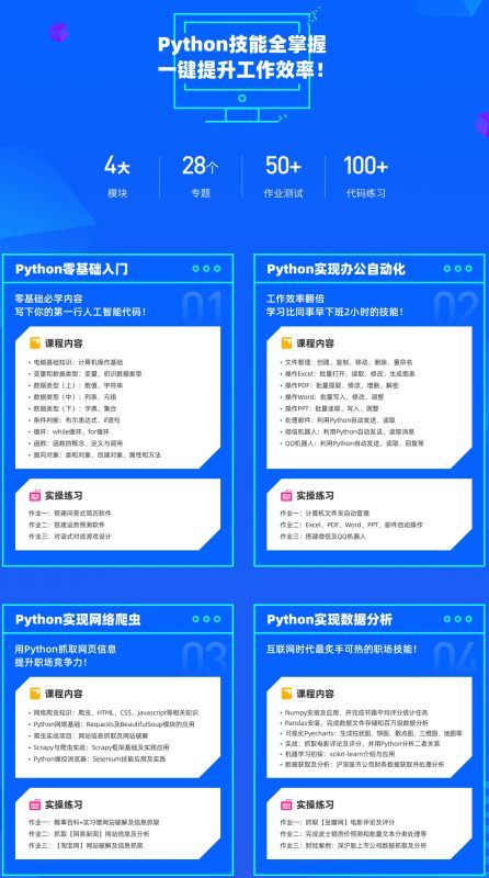 职场人必学的Python技能课-渡漳网