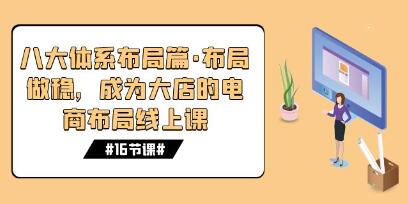 《八大体系布局篇》布局做稳,成为大店的电商布局-渡漳网