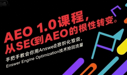 AEO1.0从SEO到AE0的基命性转变，AnswerEngineOptimization技术抢回流量-渡漳网
