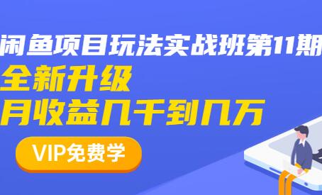 闲鱼怎么做赚钱?龟课-闲鱼项目玩法实战班,教程视频第11期-渡漳网