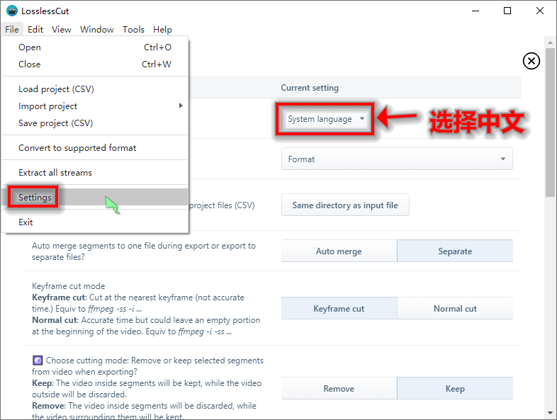 LosslessCut无损剪辑v3.69.0绿色版-渡漳网