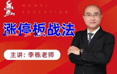 无为李栋《涨停板战法》视频-渡漳网