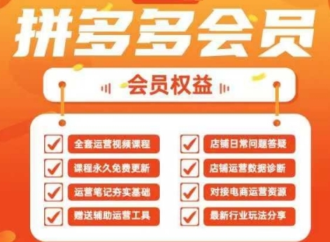 拼多多运营实战教学，覆盖拼多多运营全链路-渡漳网