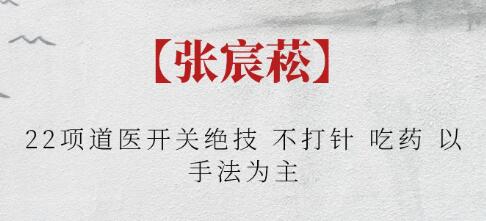 张宸菘《22项道医开关绝技》不打针、吃药，以手法为主-渡漳网