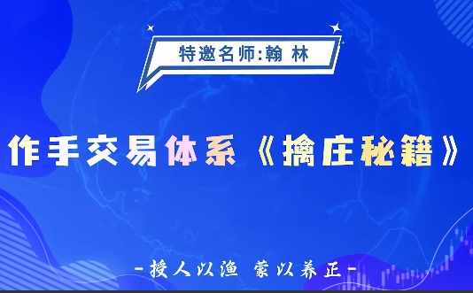 翰林-作手交易体系 擒庄秘籍 高阶系统课-渡漳网