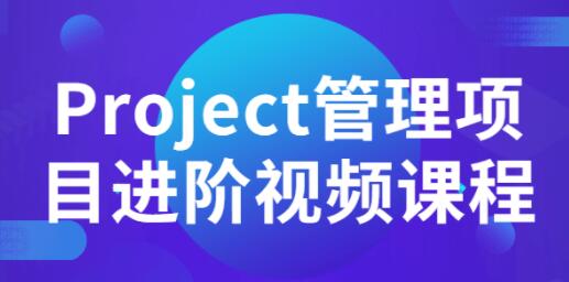 Project教程《Project管理项目》进阶视频课程-渡漳网