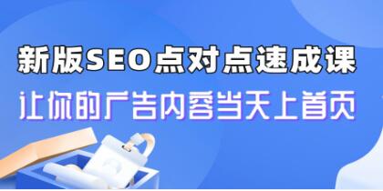 《新版SEO点对点引流速成课》让你的广告内容当天上首页-渡漳网