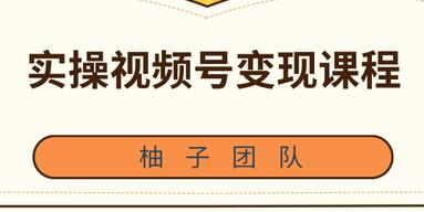 实操微信视频号变现培训课程,助你2021抓住赚钱风口-渡漳网