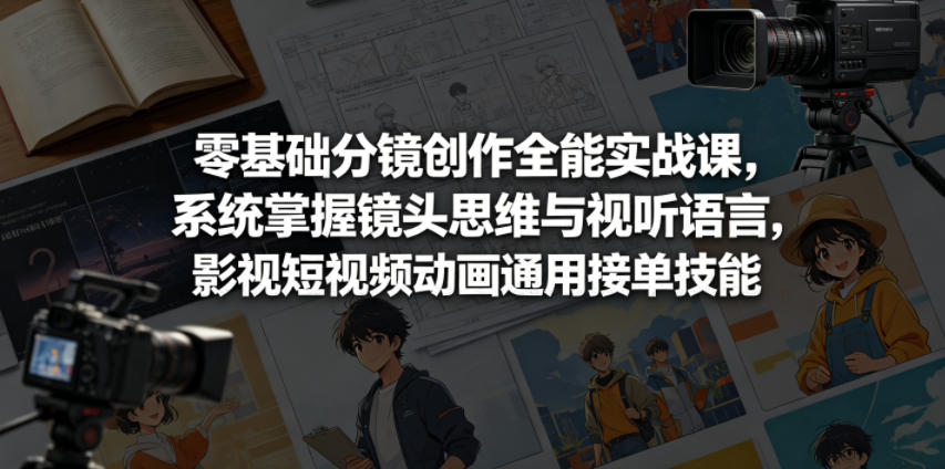 零基础分镜创作全能实战课
