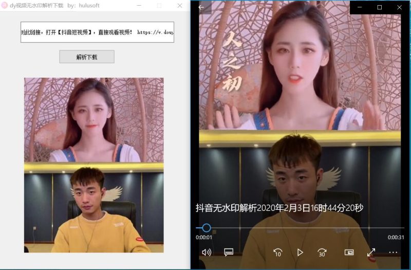 抖音无水印解析软件源码-渡漳网
