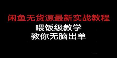 《闲鱼无货源最新实战教程》教你无脑出单-渡漳网