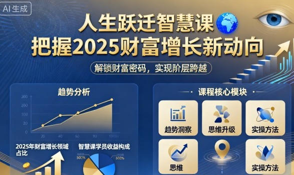 人生跃迁智慧课,把据2025财富增长新动向-渡漳网