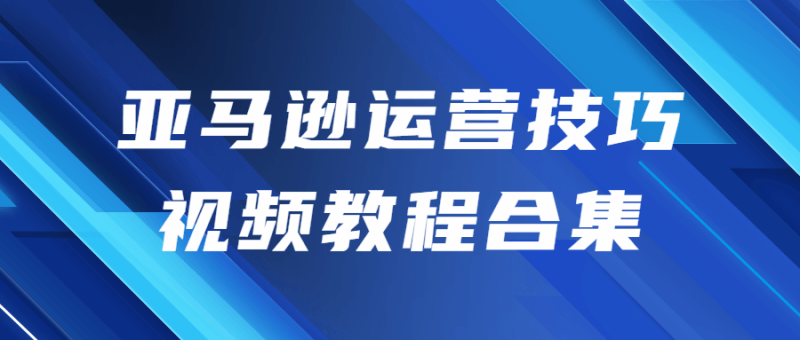 亚马逊运营技巧视频教程合集-渡漳网