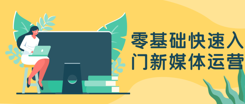 零基础快速入门新媒体运营-渡漳网