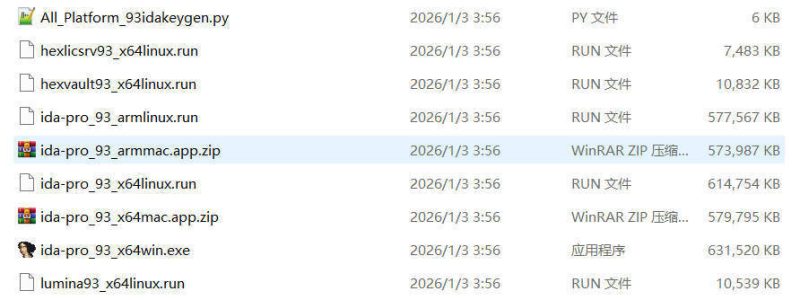 全平台IDA Pro 9.3beta泄露版+注册机-渡漳网
