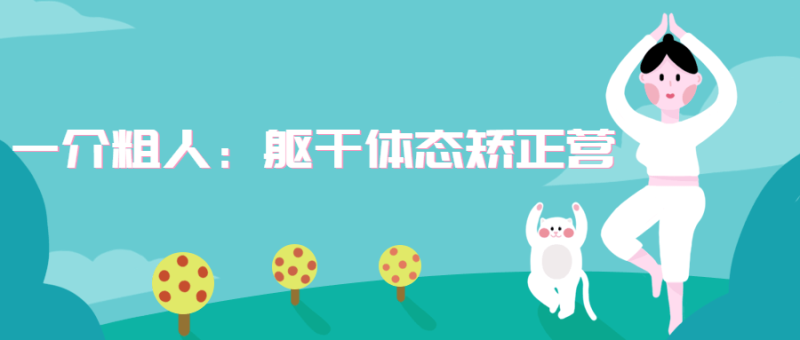 一介粗人：躯干体态矫正营-渡漳网