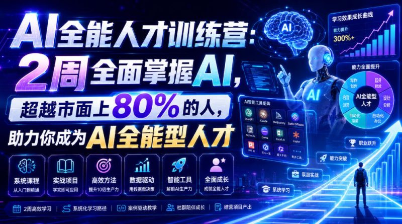 比火AI全能人才训练营-渡漳网