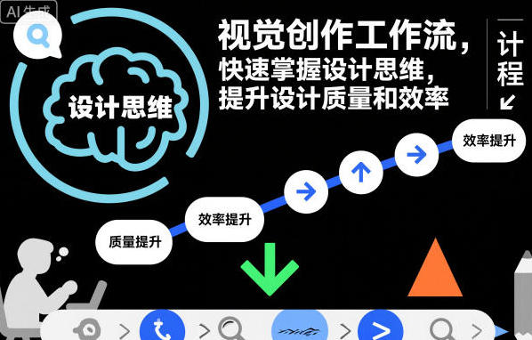 视觉创作工作流，快速掌握设计思维，提升设计质量和效率-渡漳网