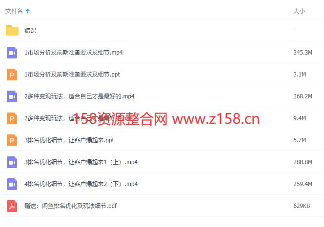 闲鱼项目玩法实战班，从0到1教您实战玩转闲鱼项目视频教程-渡漳网